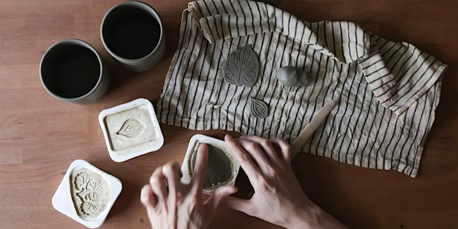 Contours of Ulam: Embossed Ceramic Cup Workshop