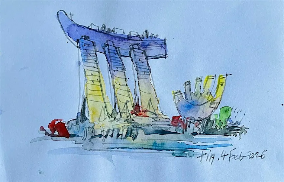 Pen Ink Drawing Course (Beg) by Tia