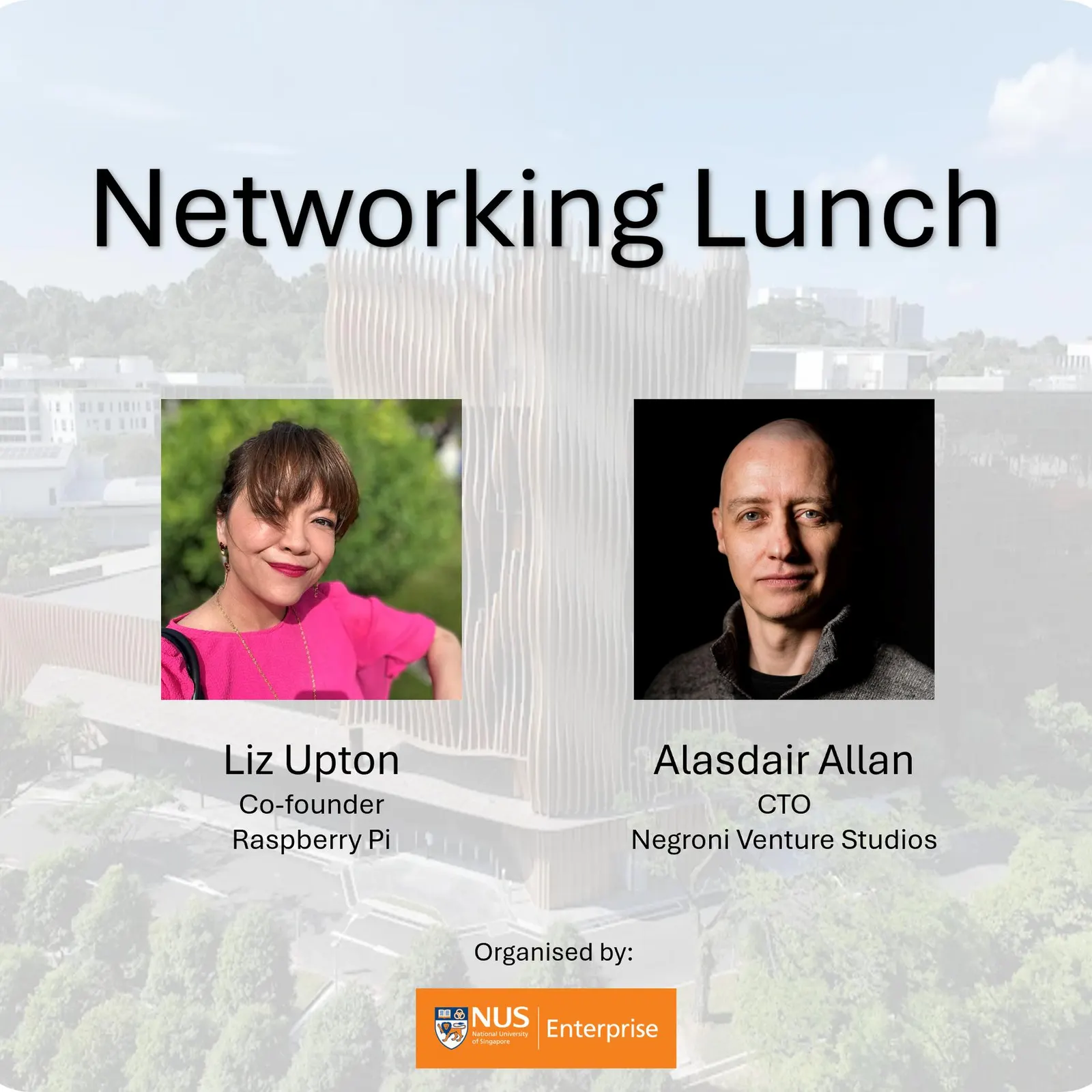 Networking Lunch with Liz and Alasdair