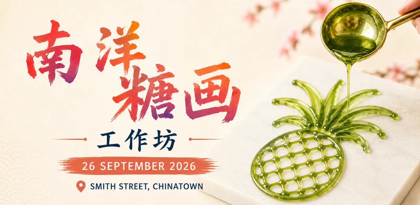 Nanyang Sugar Painting Workshop • Discover the Art of Nanyang Sugar Painting 🍬✍️